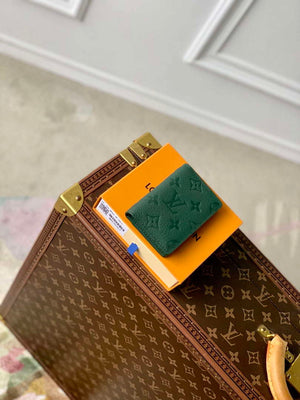 LV M83067 Louis Vuitton Pocket Organizer Forest Green - Default Title - View 3