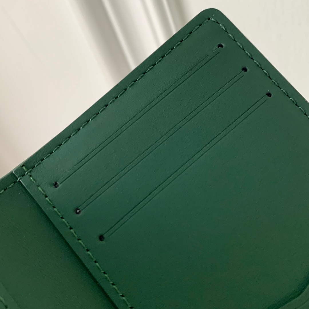 LV M83067 Louis Vuitton Pocket Organizer Forest Green