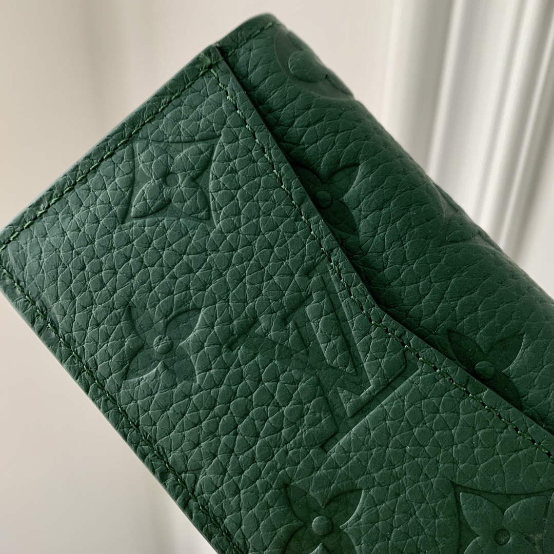 LV M83067 Louis Vuitton Pocket Organizer Forest Green