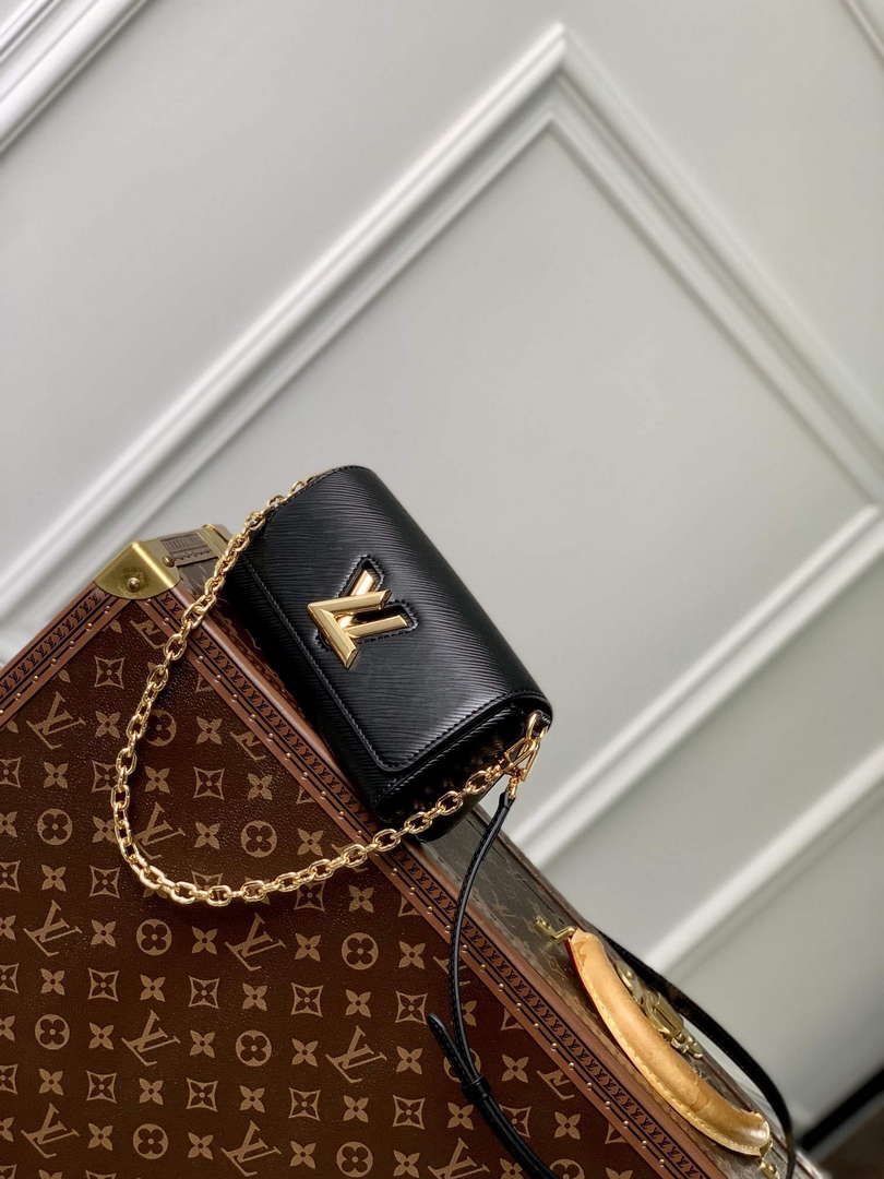 LV M83077 Louis Vuitton Twist West Pochette Epi leather Bag Black - Default Title - View 2