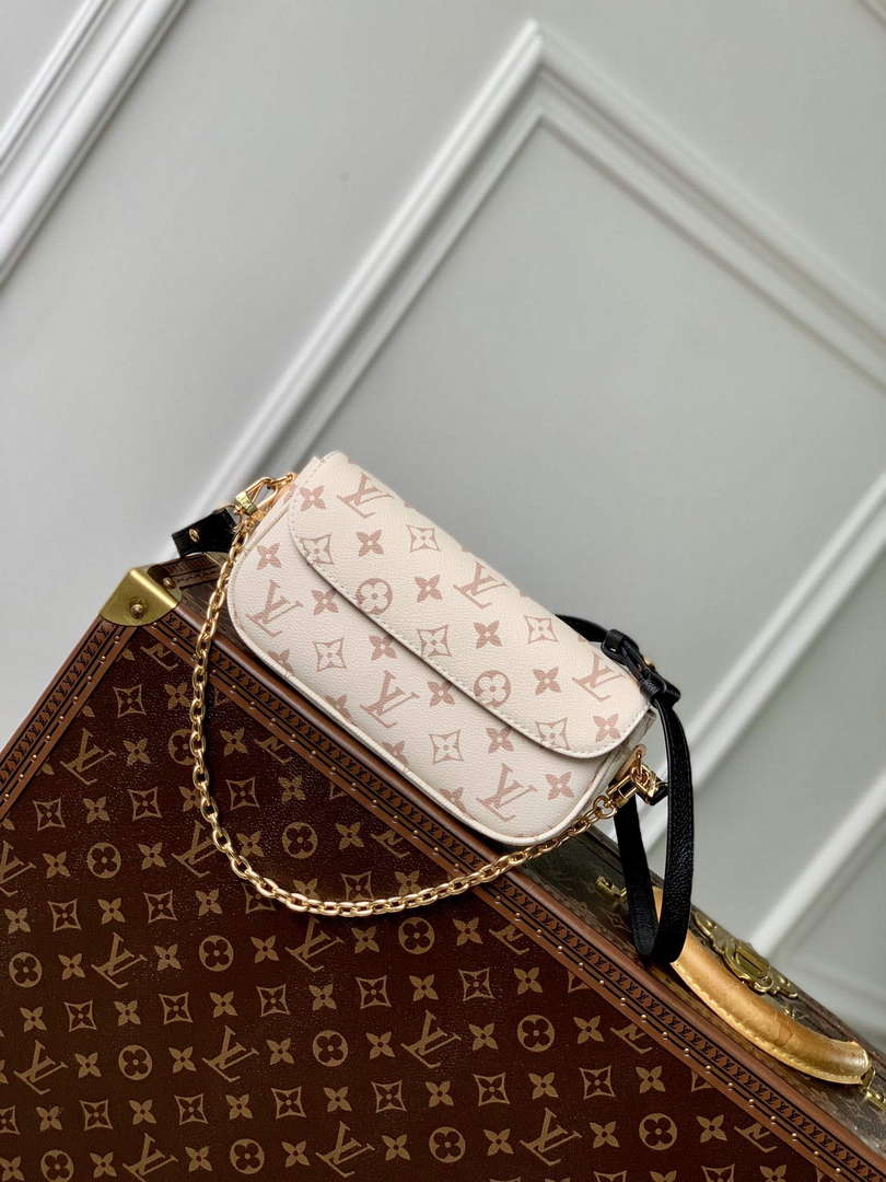 LV M83091 Louis Vuitton Wallet on Chain Ivy Mini Bag Monogram Dune coated canvas - Default Title - View 1