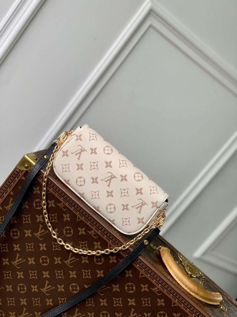 LV M83091 Louis Vuitton Wallet on Chain Ivy Mini Bag Monogram Dune coated canvas