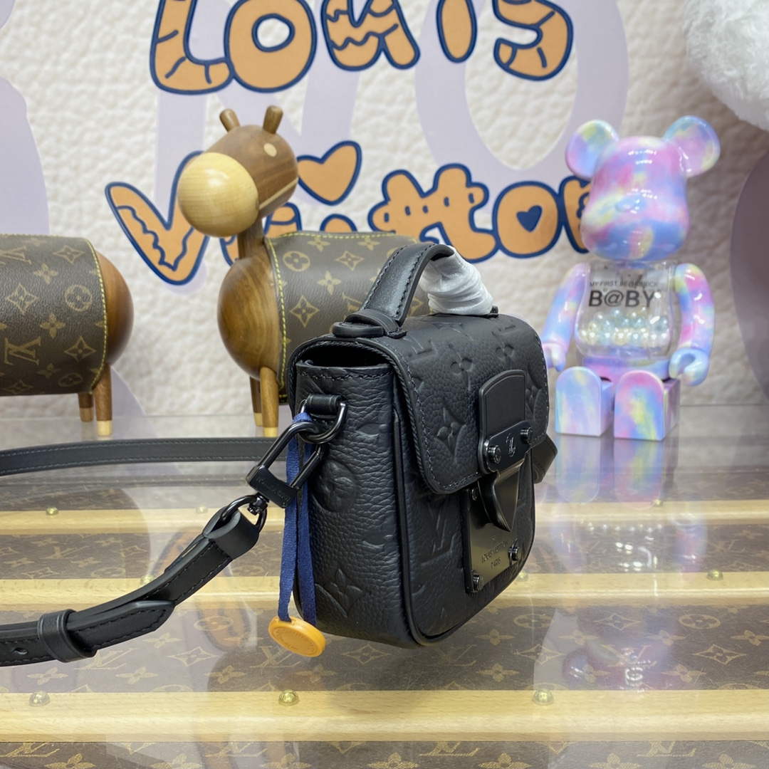 LV M83148 Louis Vuitton Pico S-Lock Bag Black