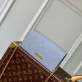 LV M83233 Louis Vuitton Wallet On Chain Lily Bag Blue Hour - Default Title - View 1