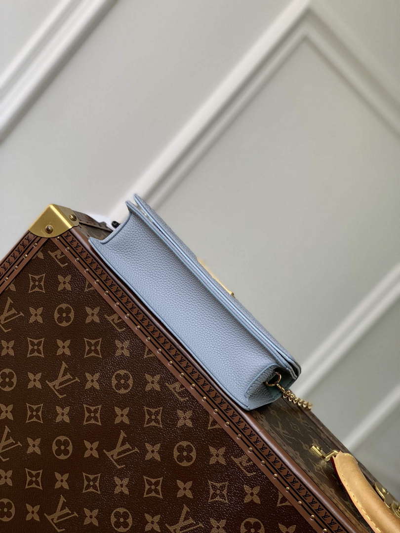 LV M83233 Louis Vuitton Wallet On Chain Lily Bag Blue Hour - Default Title - View 5