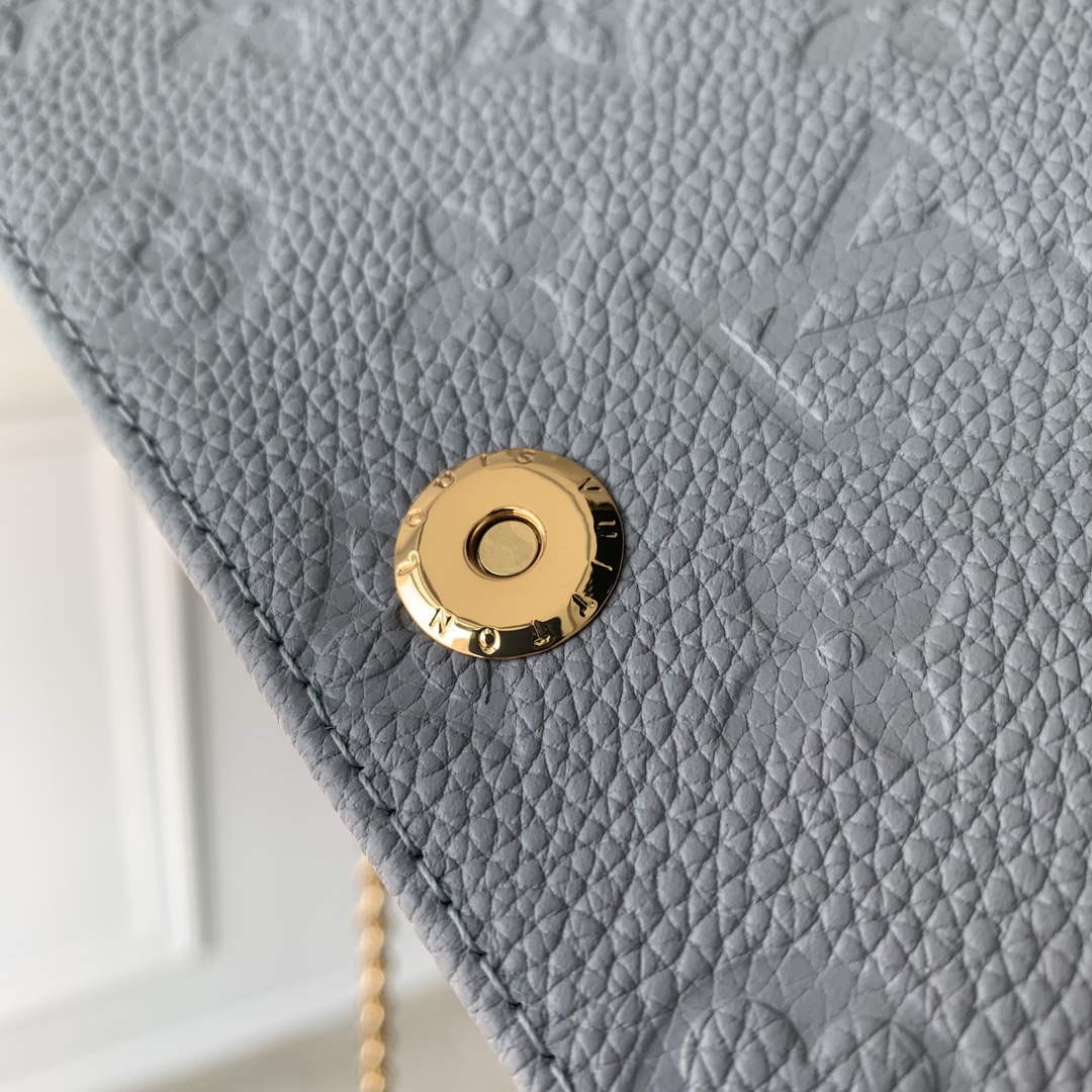 LV M83233 Louis Vuitton Wallet On Chain Lily Bag Blue Hour - Default Title - View 7