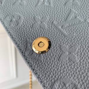 LV M83233 Louis Vuitton Wallet On Chain Lily Bag Blue Hour - Default Title - View 7