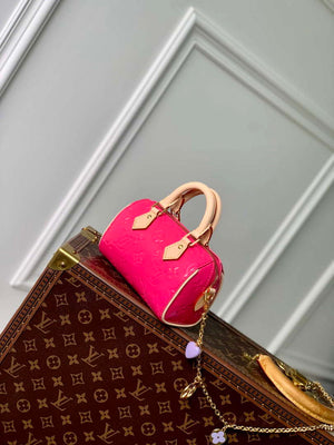 LV M83273 Louis Vuitton Nano Speedy Bag Neon Pink - Default Title - View 2