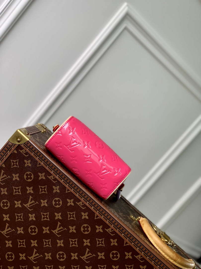 LV M83273 Louis Vuitton Nano Speedy Bag Neon Pink