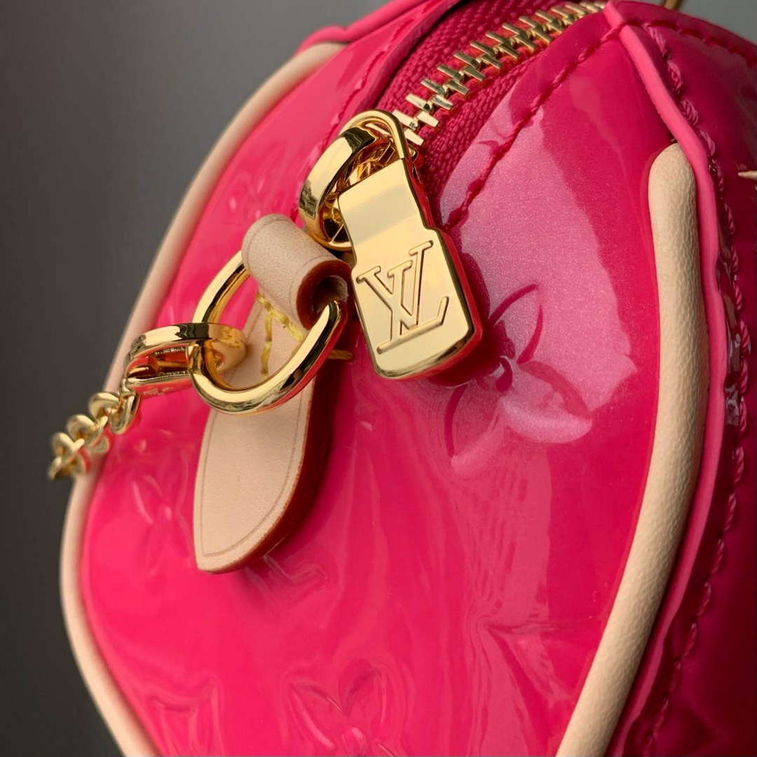 LV M83273 Louis Vuitton Nano Speedy Bag Neon Pink - Default Title - View 6