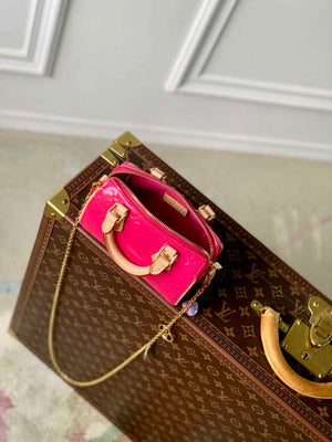 LV M83273 Louis Vuitton Nano Speedy Bag Neon Pink - Default Title - View 9