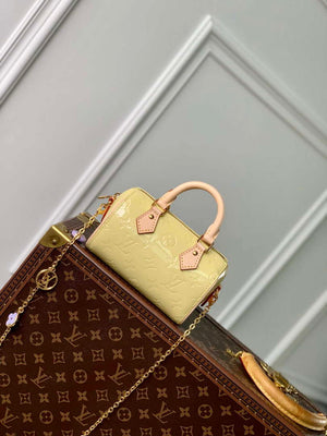 LV M83273 Louis Vuitton Nano Speedy Bag Yellow - Default Title - View 3