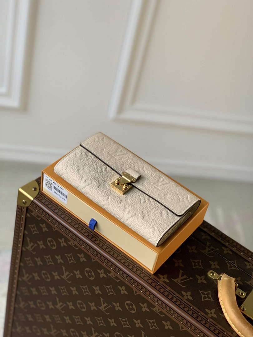 LV M83276 Louis Vuitton Sarah Wallet Cream