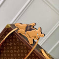 LV M83342 Louis Vuitton Playful Dog On Strap Wearable Wallet Chocolate - Default Title - View 1