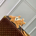 LV M83342 Louis Vuitton Playful Dog On Strap Wearable Wallet White - Default Title - View 1