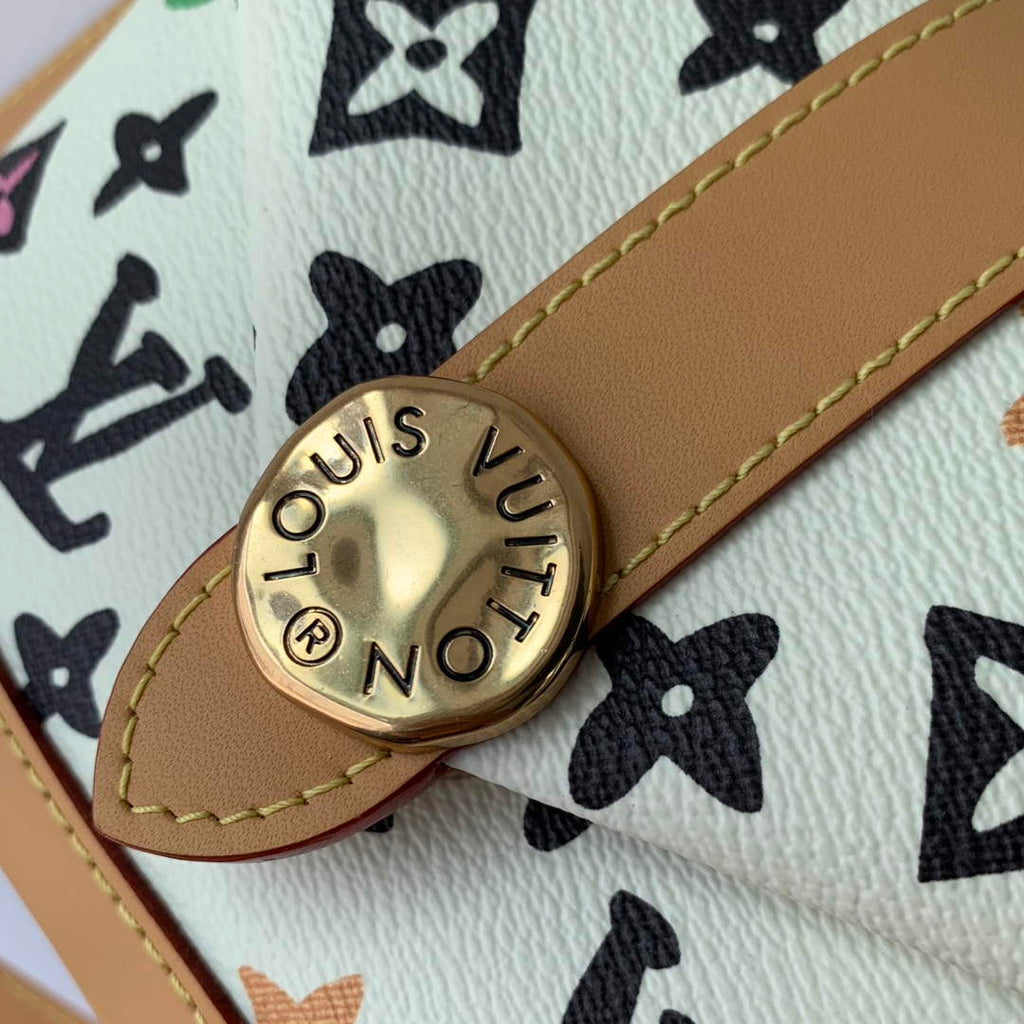 LV M83346 Louis Vuitton Envelope Wearable Wallet Bag Vanilla