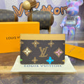 LV M83348 Louis Vuitton Card Holder Chocolate - Default Title - View 1