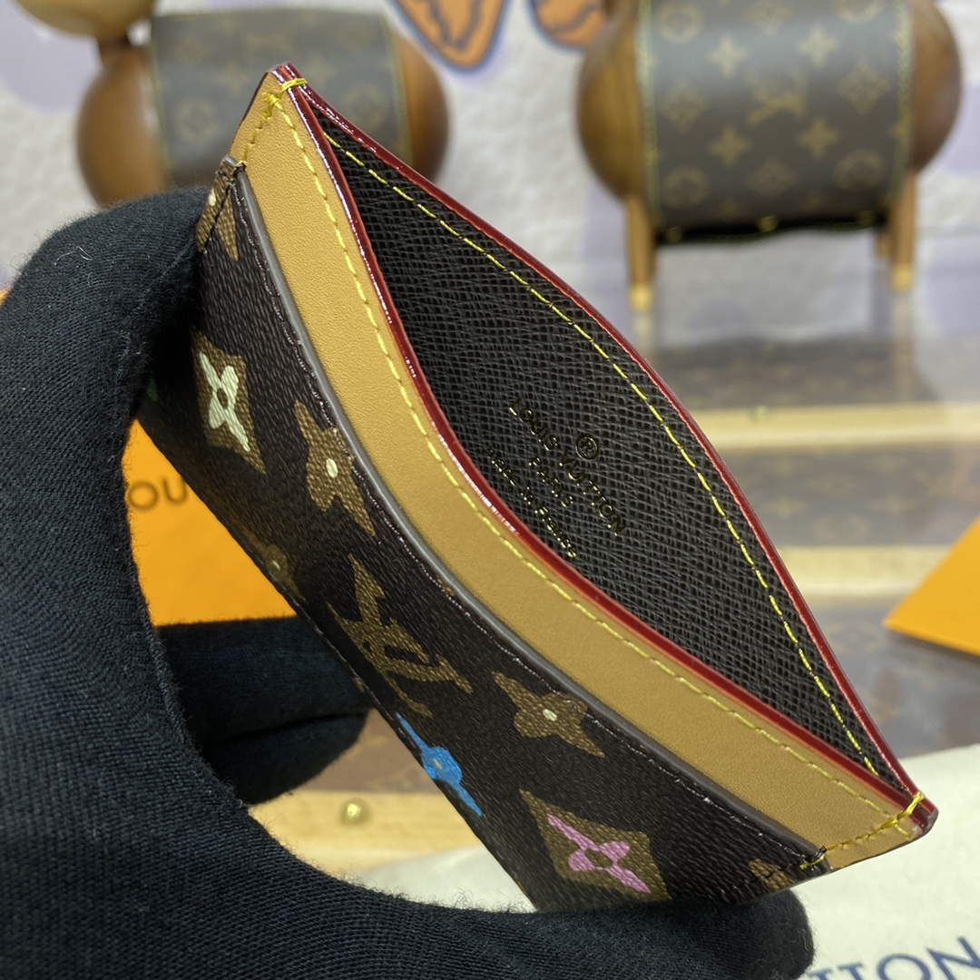 LV M83348 Louis Vuitton Card Holder Chocolate