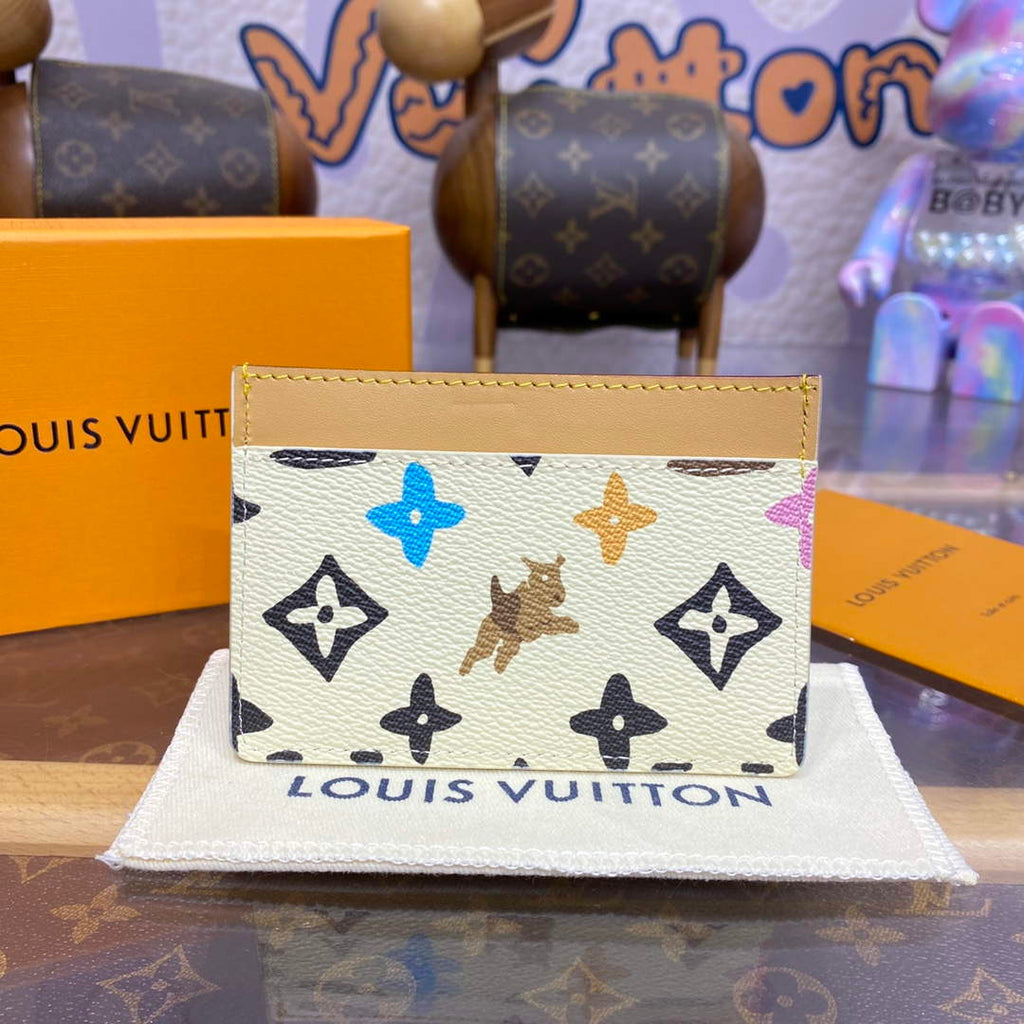 LV M83348 Louis Vuitton Card Holder Vanilla