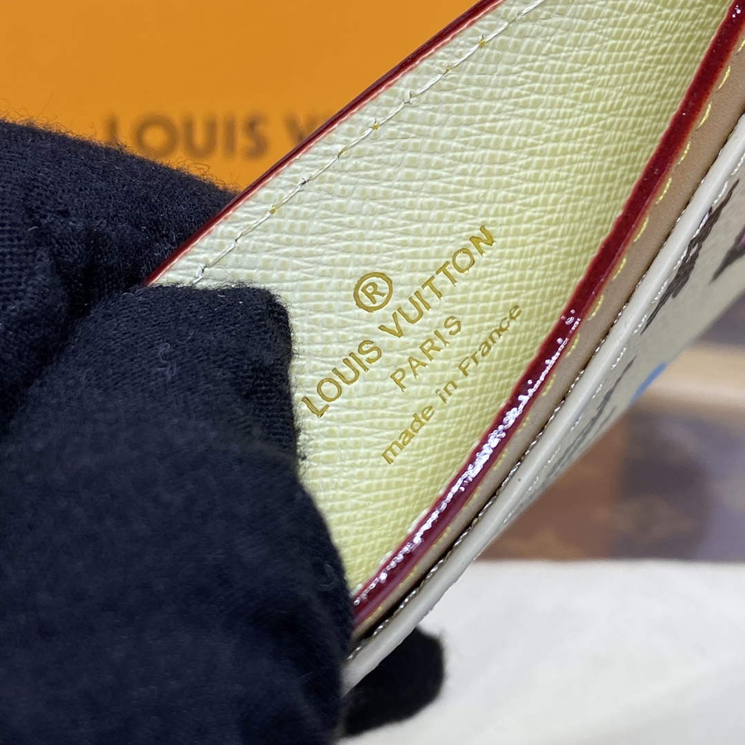 LV M83348 Louis Vuitton Card Holder Vanilla