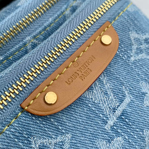 LV M83353 Louis Vuitton Mini Bumbag Monogram Empreinte Denim Blue - Default Title - View 5