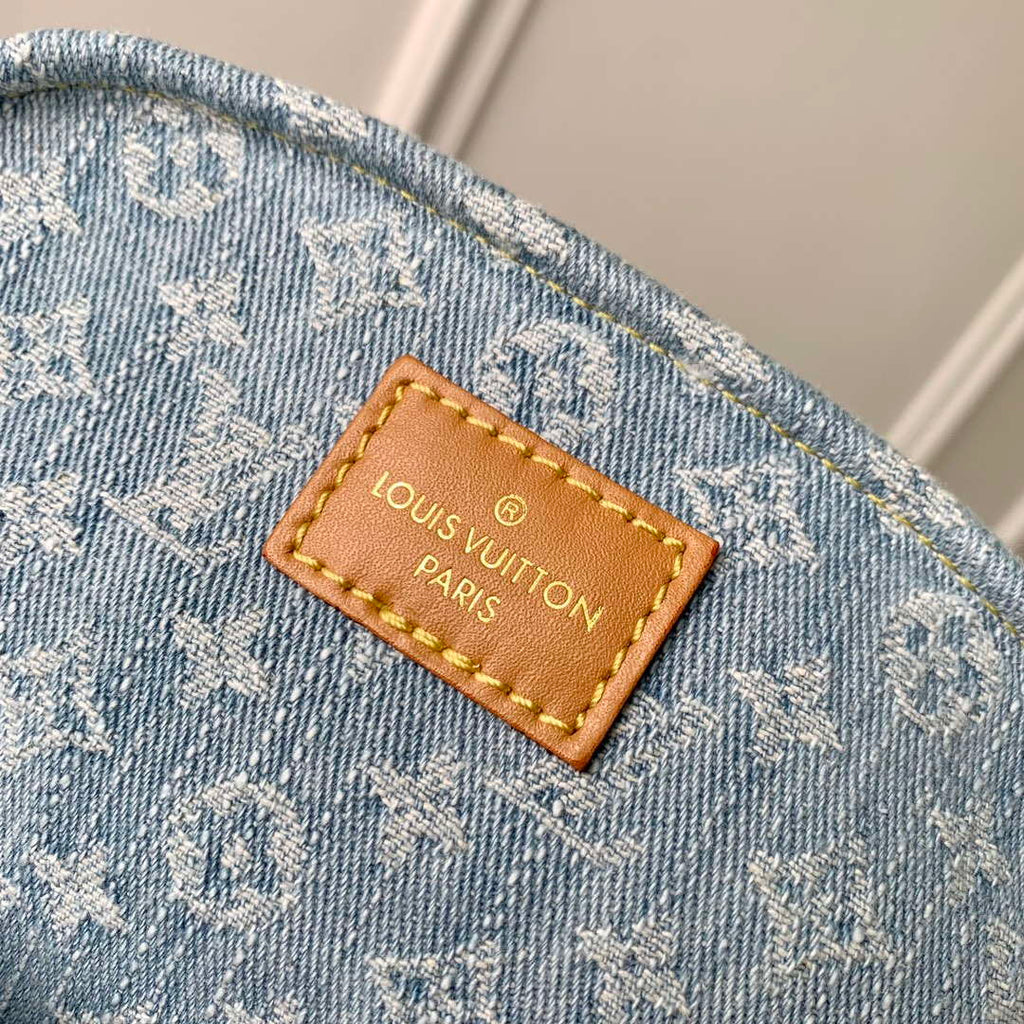 LV M83353 Louis Vuitton Mini Bumbag Monogram Empreinte Denim Blue