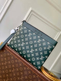 LV M83382 Louis Vuitton Pochette To-Go Bag Forest Green