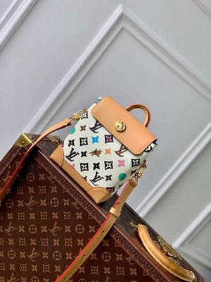 LV M83429 Louis Vuitton Nano Steamer Bag Vanilla - Default Title - View 1