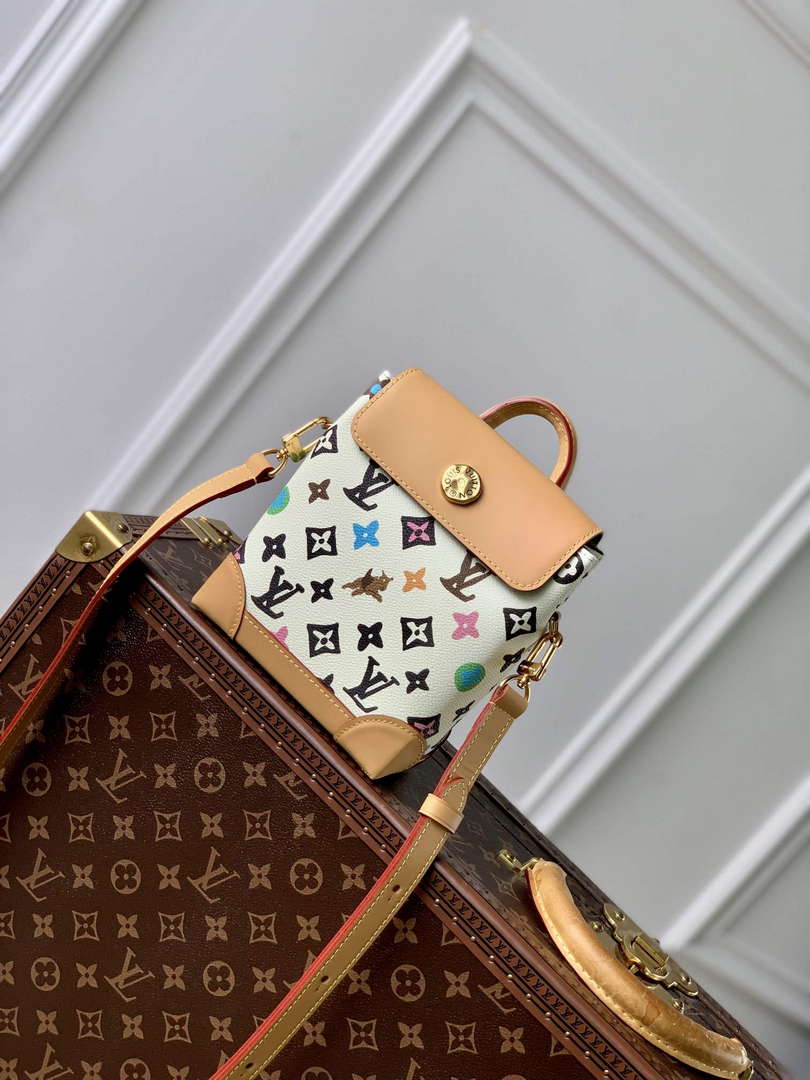 LV M83429 Louis Vuitton Nano Steamer Bag Vanilla - Default Title - View 1