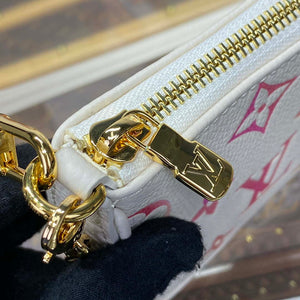LV M83448 Louis Vuitton Easy Pouch On Strap Bag Monogram Empreinte Crame Pink - Default Title - View 6
