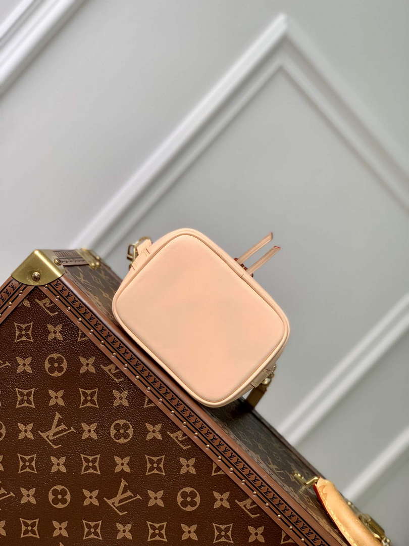 LV M83453 Louis Vuitton Nano No¨¦ Bag Multicolor White