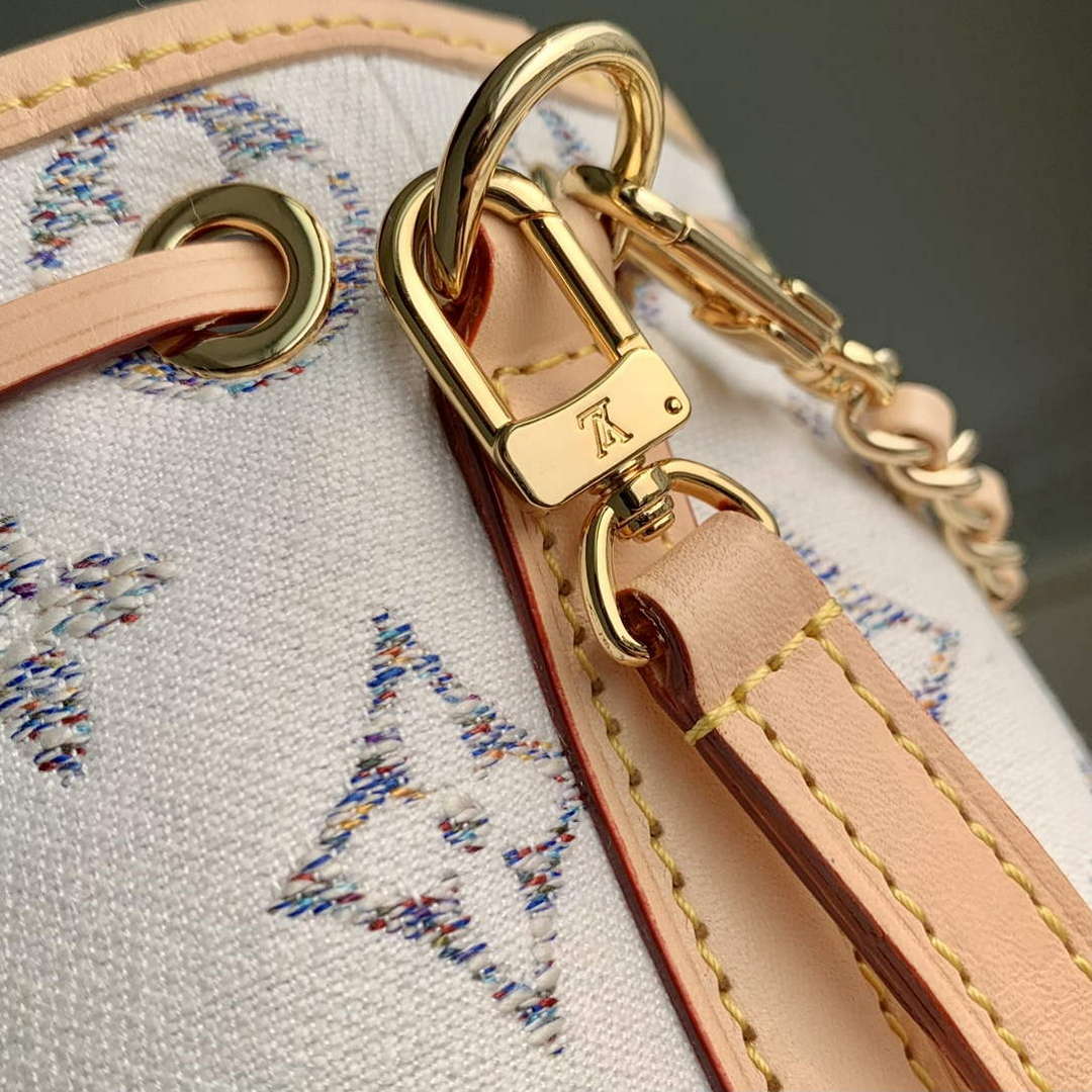 LV M83453 Louis Vuitton Nano No¨¦ Bag Multicolor White - Default Title - View 5