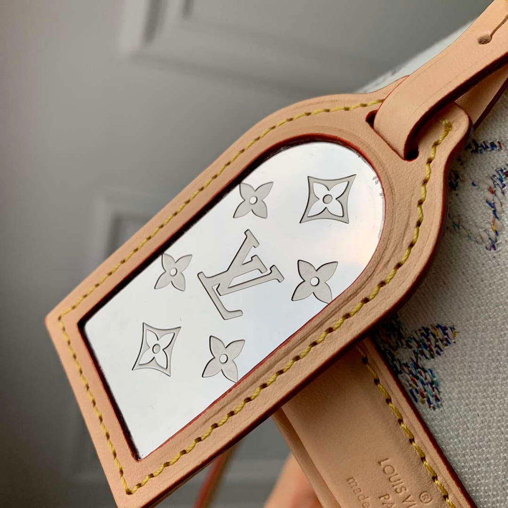 LV M83453 Louis Vuitton Nano No¨¦ Bag Multicolor White