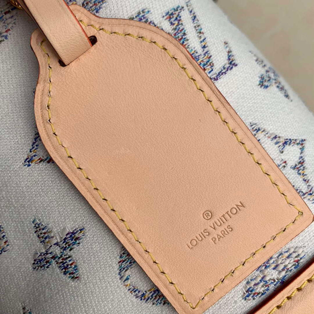 LV M83453 Louis Vuitton Nano No¨¦ Bag Multicolor White