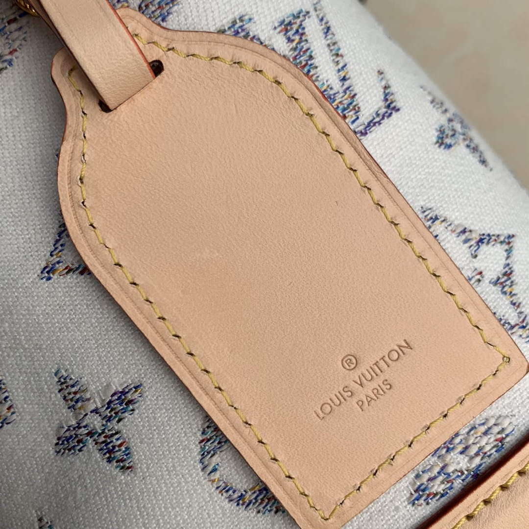 LV M83453 Louis Vuitton Nano No¨¦ Bag Multicolor White