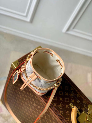 LV M83453 Louis Vuitton Nano No¨¦ Bag Multicolor White - Default Title - View 9