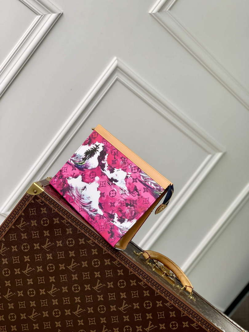 LV M83465 Louis Vuitton Pochette Voyage Nano City Bag Azalea Purple - Default Title - View 2