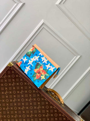LV M83465 Louis Vuitton Pochette Voyage Nano City Bag Cerulean Blue - Default Title - View 2