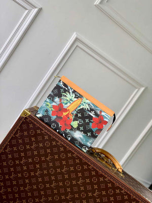 LV M83465 Louis Vuitton Pochette Voyage Nano City Bag Green - Default Title - View 1