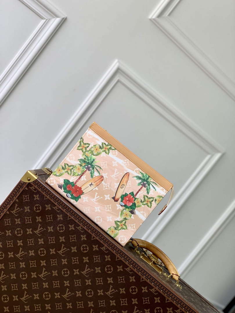 LV M83465 Louis Vuitton Pochette Voyage Nano City Bag Sand - Default Title - View 1