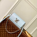 LV M83478 Louis Vuitton Twist West Pochette Epi leather Bag Ice Blue - Default Title - View 1