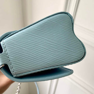 LV M83478 Louis Vuitton Twist West Pochette Epi leather Bag Ice Blue - Default Title - View 5
