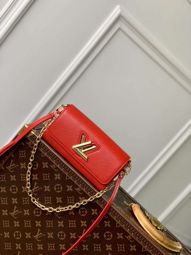 LV M83478 Louis Vuitton Twist West Pochette Epi leather Bag Red - Default Title - View 1