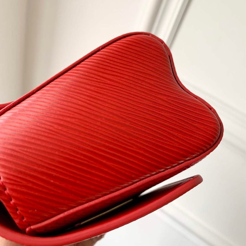 LV M83478 Louis Vuitton Twist West Pochette Epi leather Bag Red
