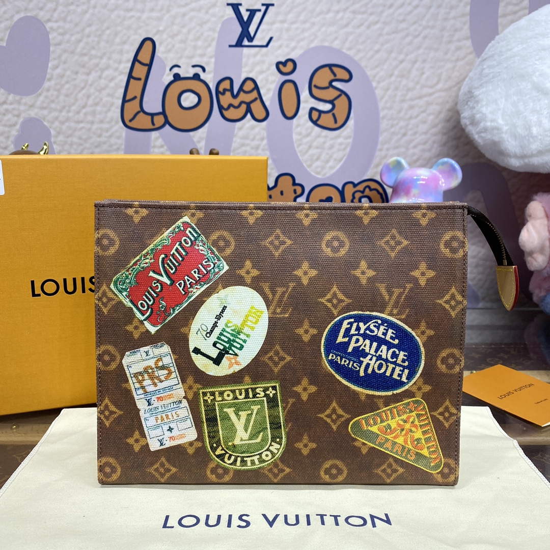 LV M83487 Louis Vuitton Toilet Pouch Bag Monogram Canvas - Default Title - View 1