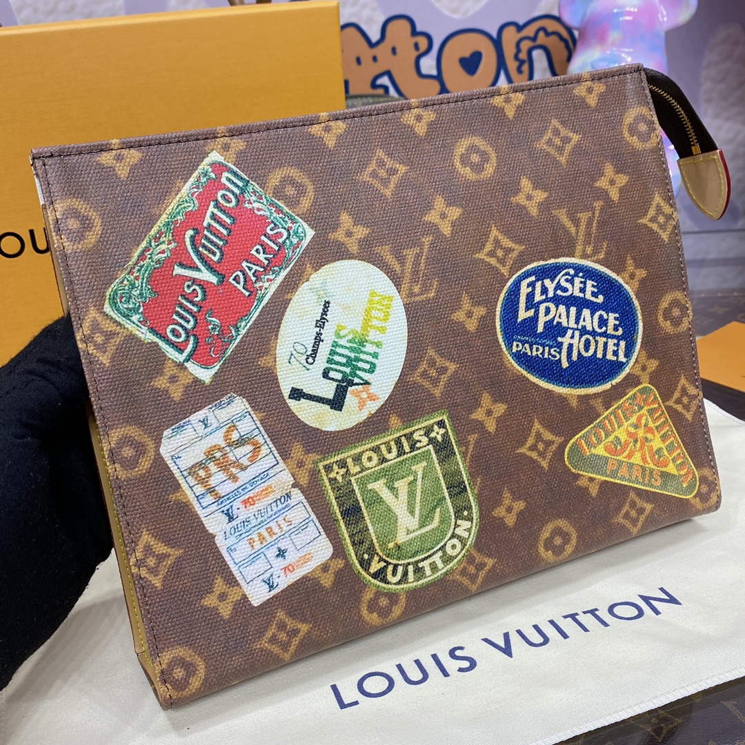 LV M83487 Louis Vuitton Toilet Pouch Bag Monogram Canvas - Default Title - View 3