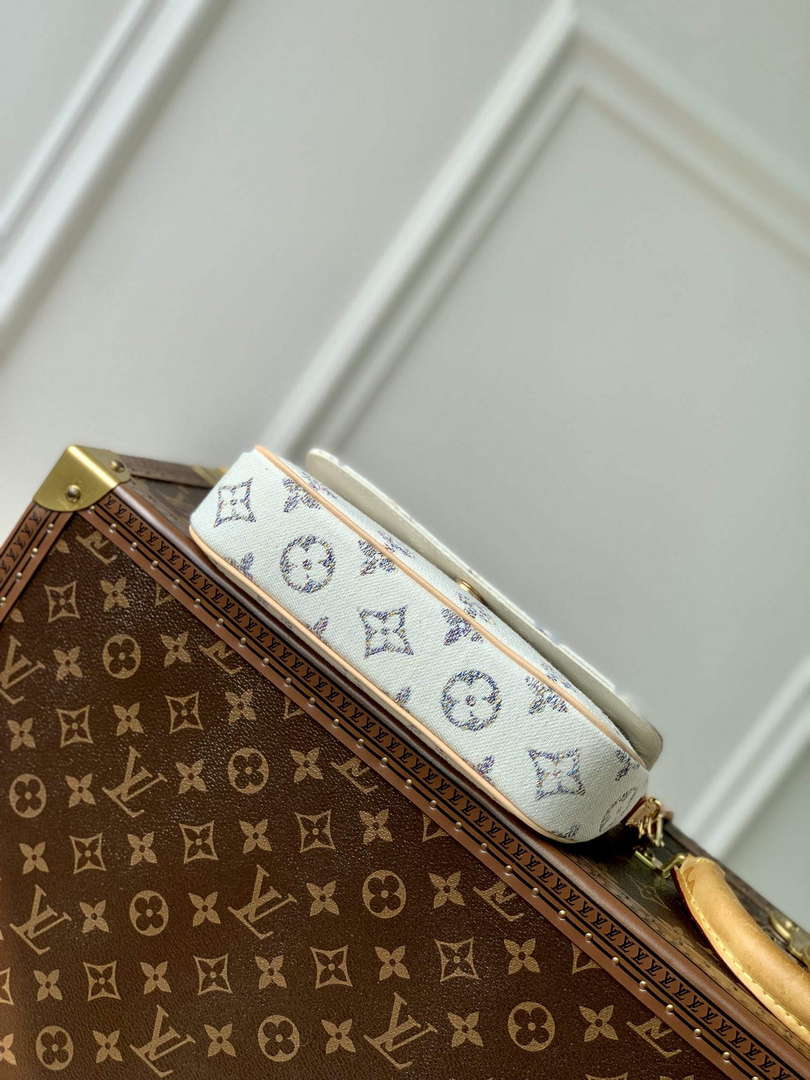 LV M83499 Louis Vuitton Wallet on Chain Ivy Bag Multicolor White