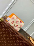 LV M83507 Louis Vuitton Victorine Wallet Sunrise Aquarelle Beige