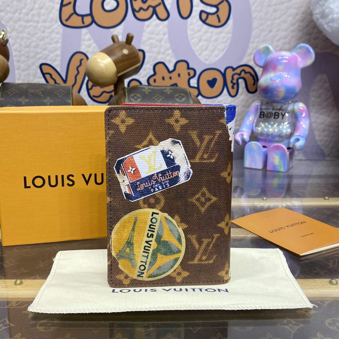 LV M83519 Louis Vuitton Passport Cover Monogram Canvas - Default Title - View 2
