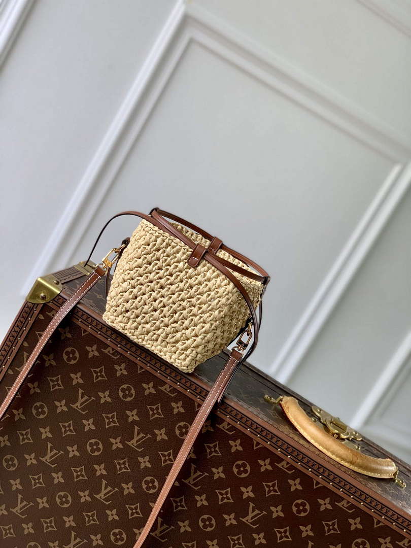 LV M83521 Louis Vuitton No¨¦ Purse Bag Natural / Tan - Default Title - View 3